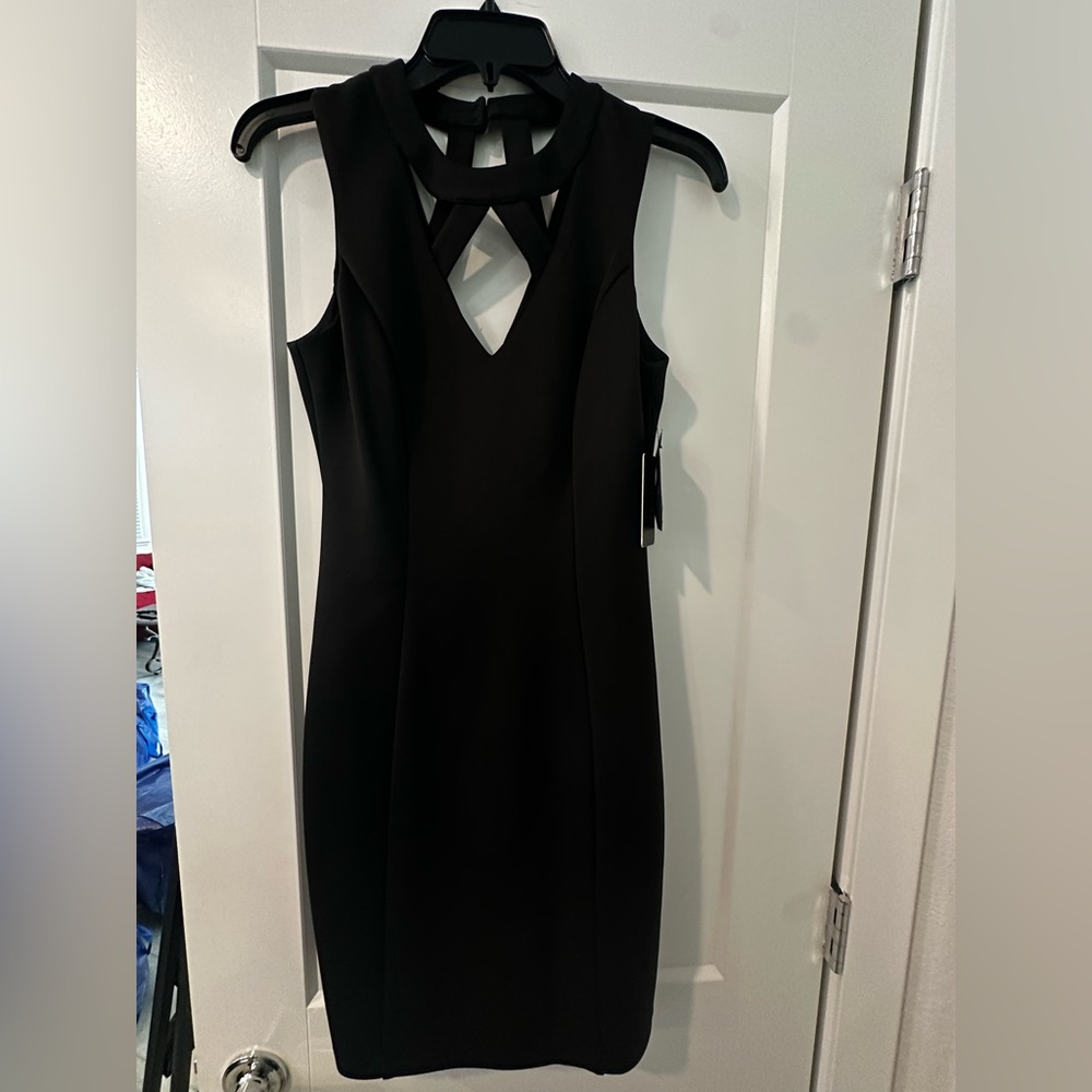 Guess Black Cutout Mini Dress